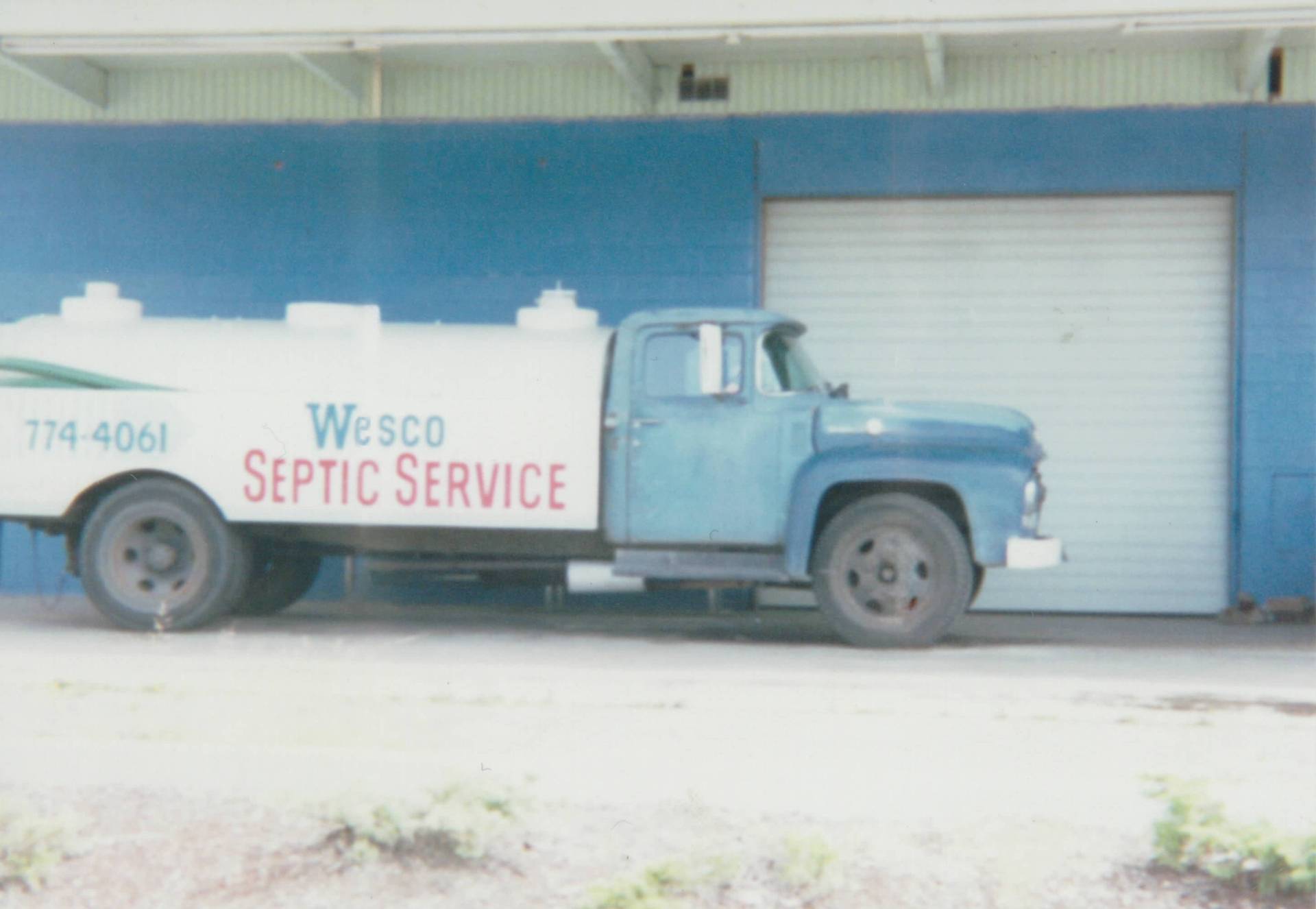 The first A Wesco septic truck